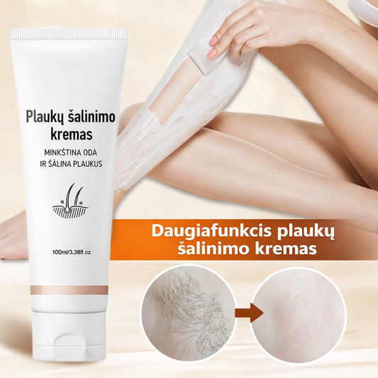 Universalus aromatingas depiliacinis kremas su švelnia formule.